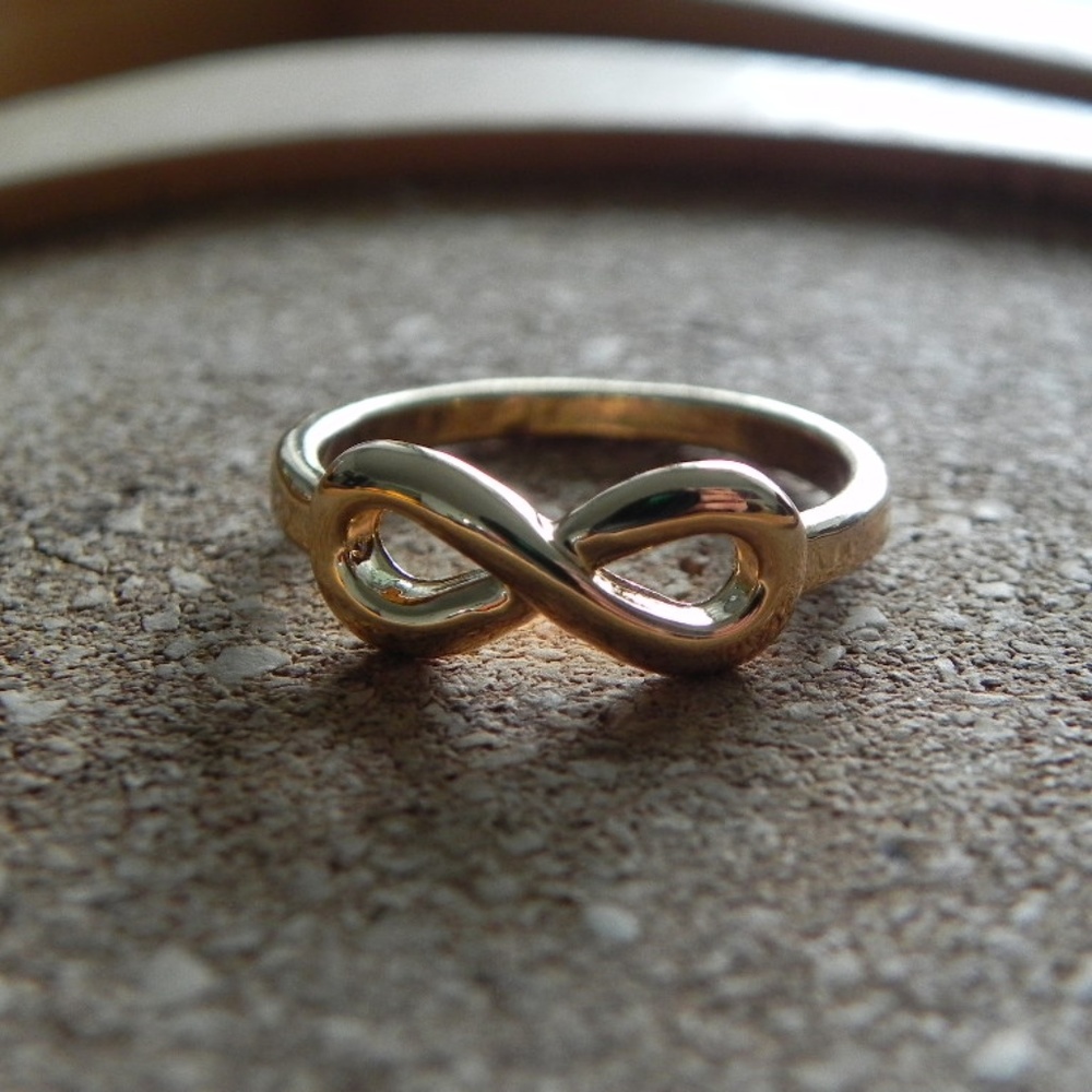 Yellow Gold Infinity Ring